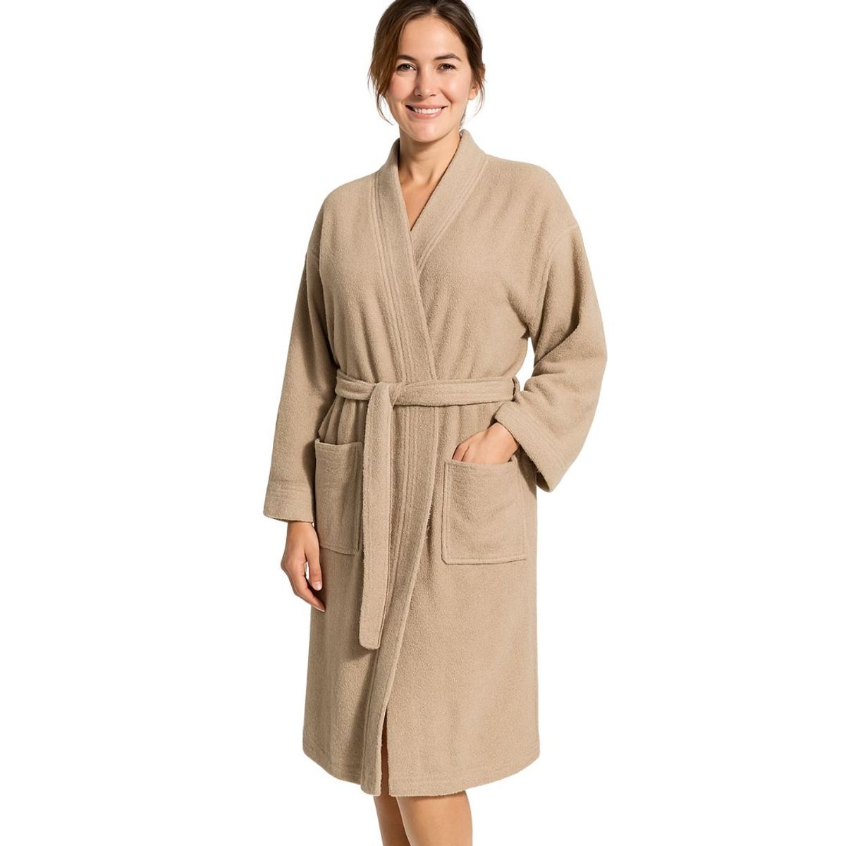 GENERICO - Salida De Baño Bata Toalla Unisex Felpa 100% Algodón