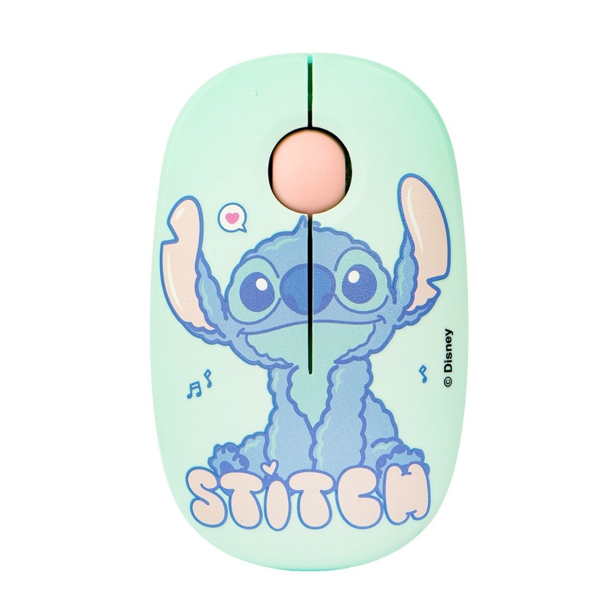 DISNEY CLASICOS - Mouse Inalambrico Stitch Disney Pastel