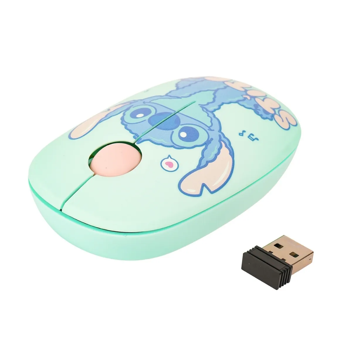 DISNEY CLASICOS - Mouse Inalambrico Stitch Disney Pastel