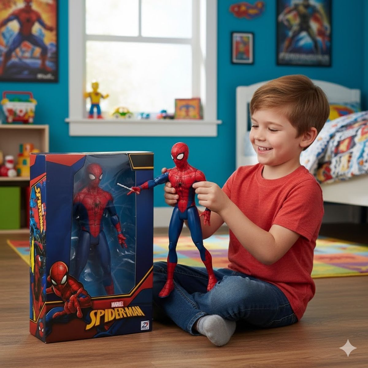 MARVEL - Figura de Acción de Spider-Man - Marvel Avengers Endgame 14 Pulgadas