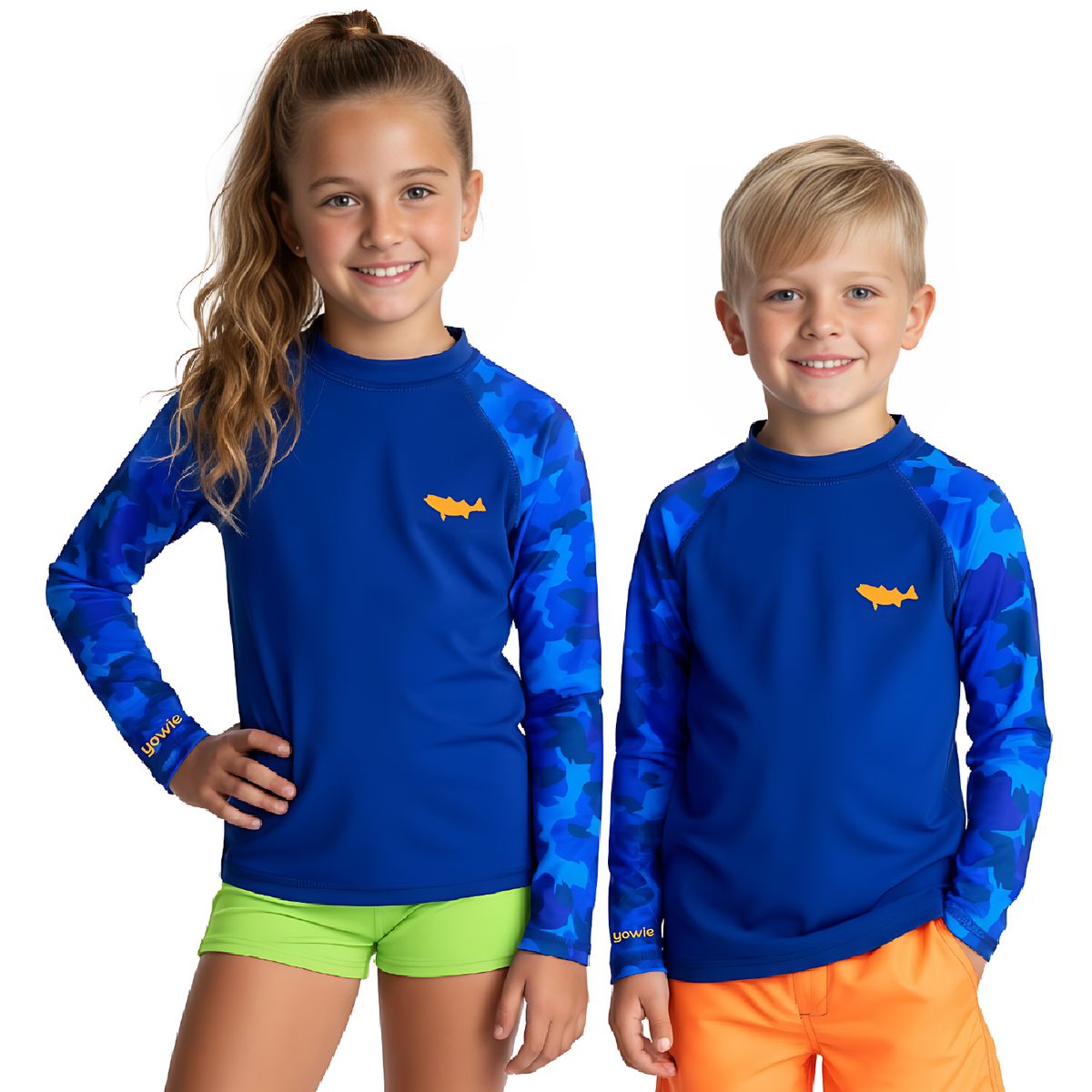 M YOWIE - Camiseta de Licra UV Marine Blend Kids