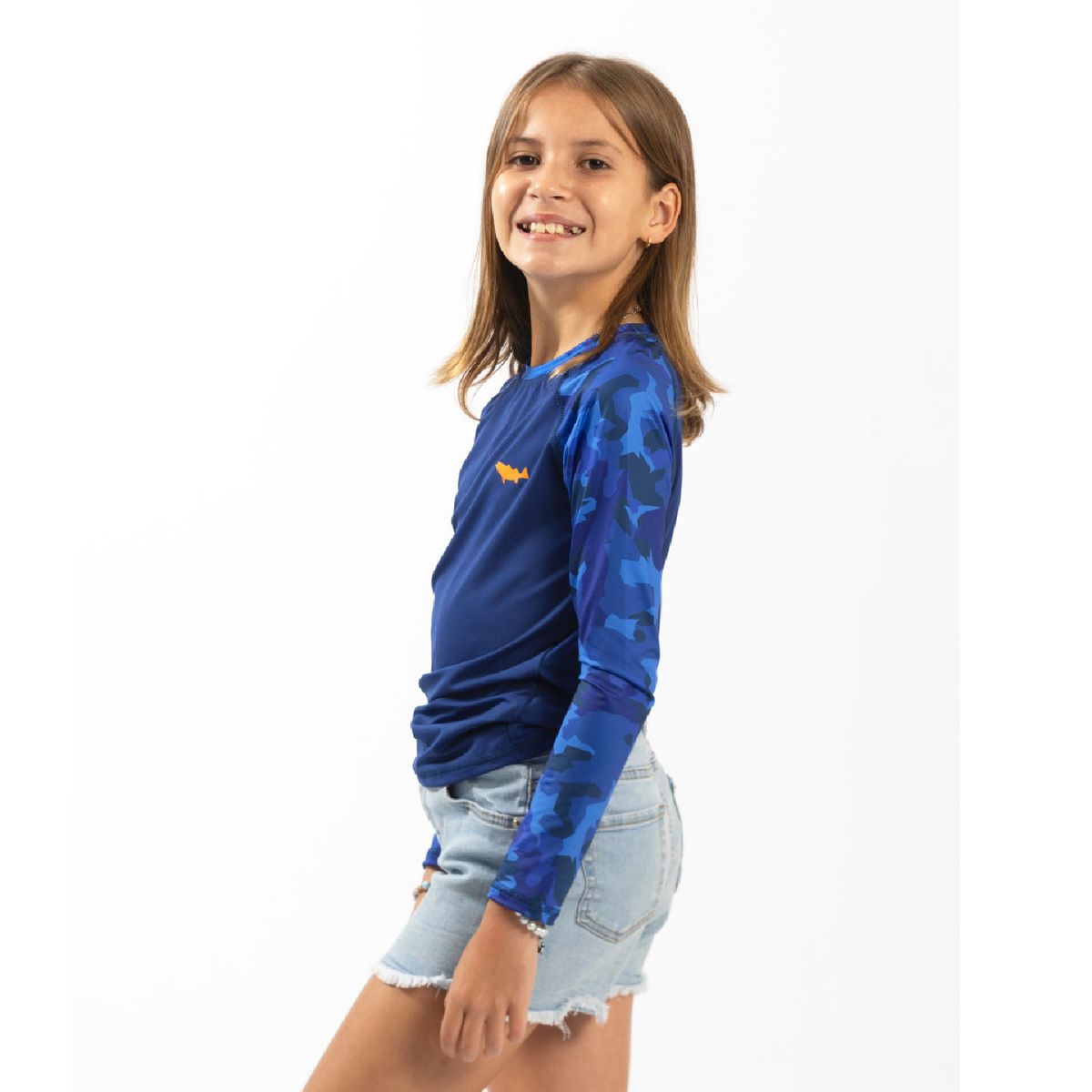 M YOWIE - Camiseta de Licra UV Marine Blend Kids