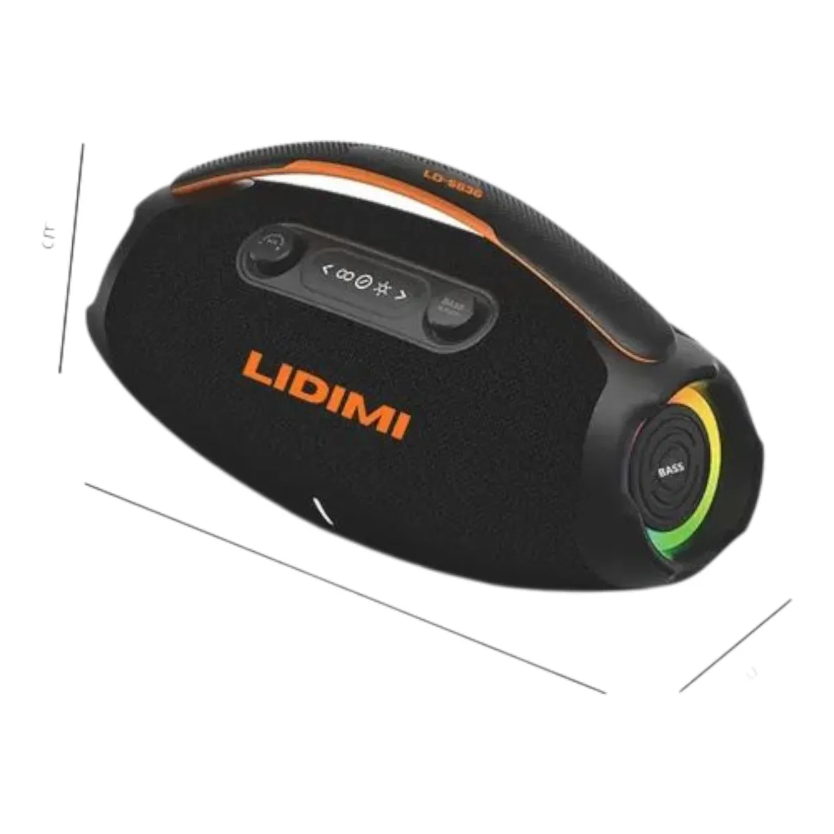 LIDIMI - Parlante Lidimi 60W Extra Bass LD-S836 con asa