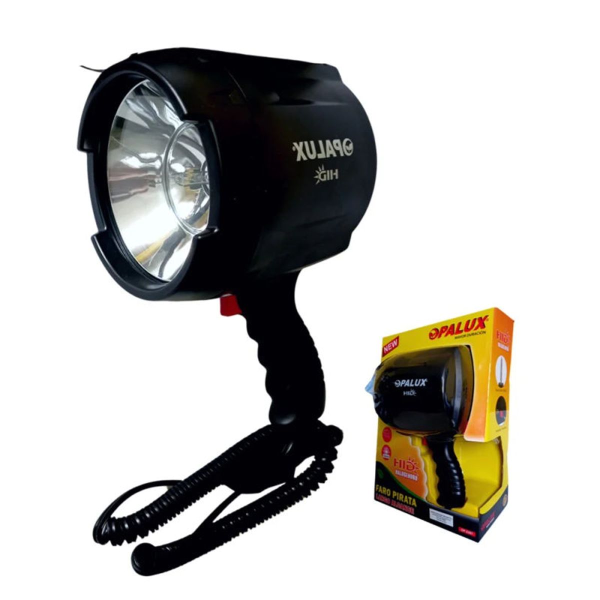 OPALUX - Faro Pirata Linterna Largo Alcance 55w 850m Opalux OP-2301
