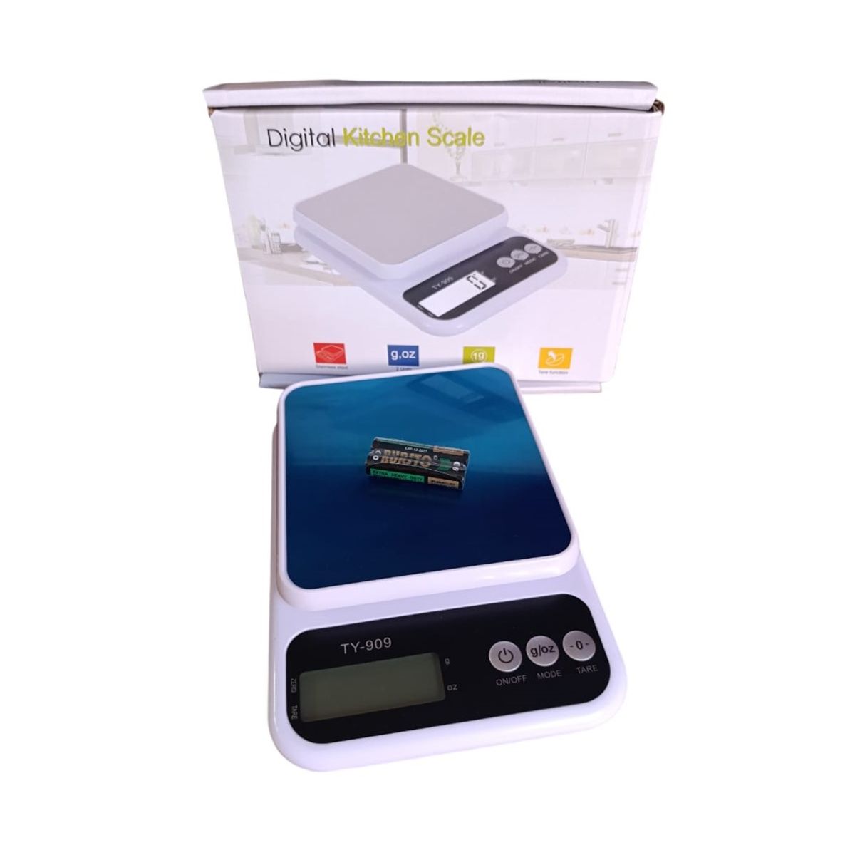 GENERICO - Balanza Gramera Kitchen Scale 10 Kg a 1 gr KTCH-10KG