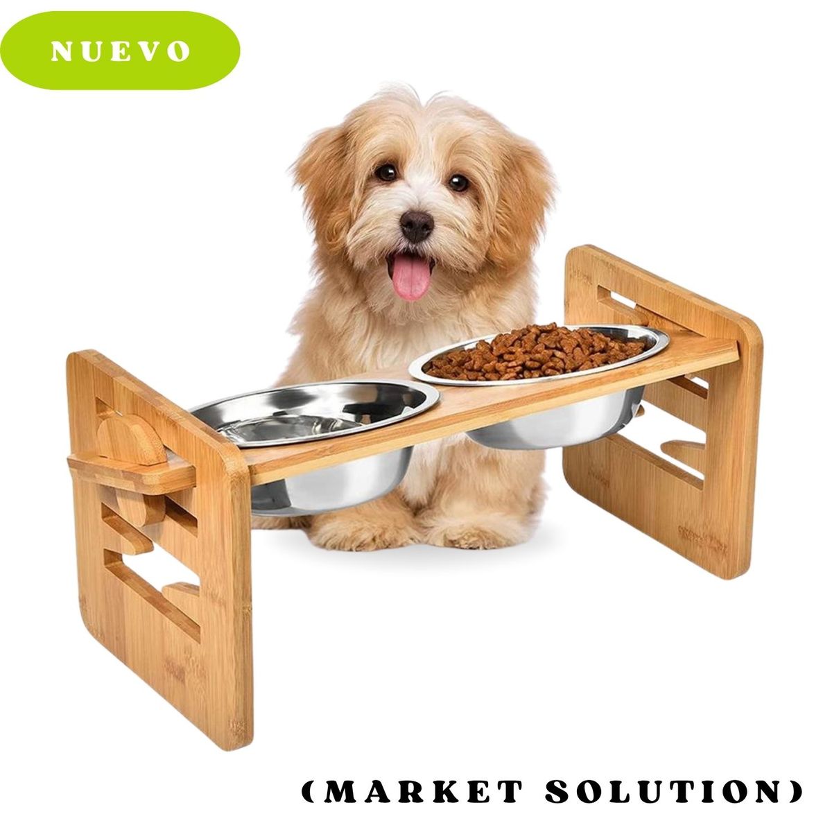 GENERICO - Comedor Elevado Para Mascotas Market Solution