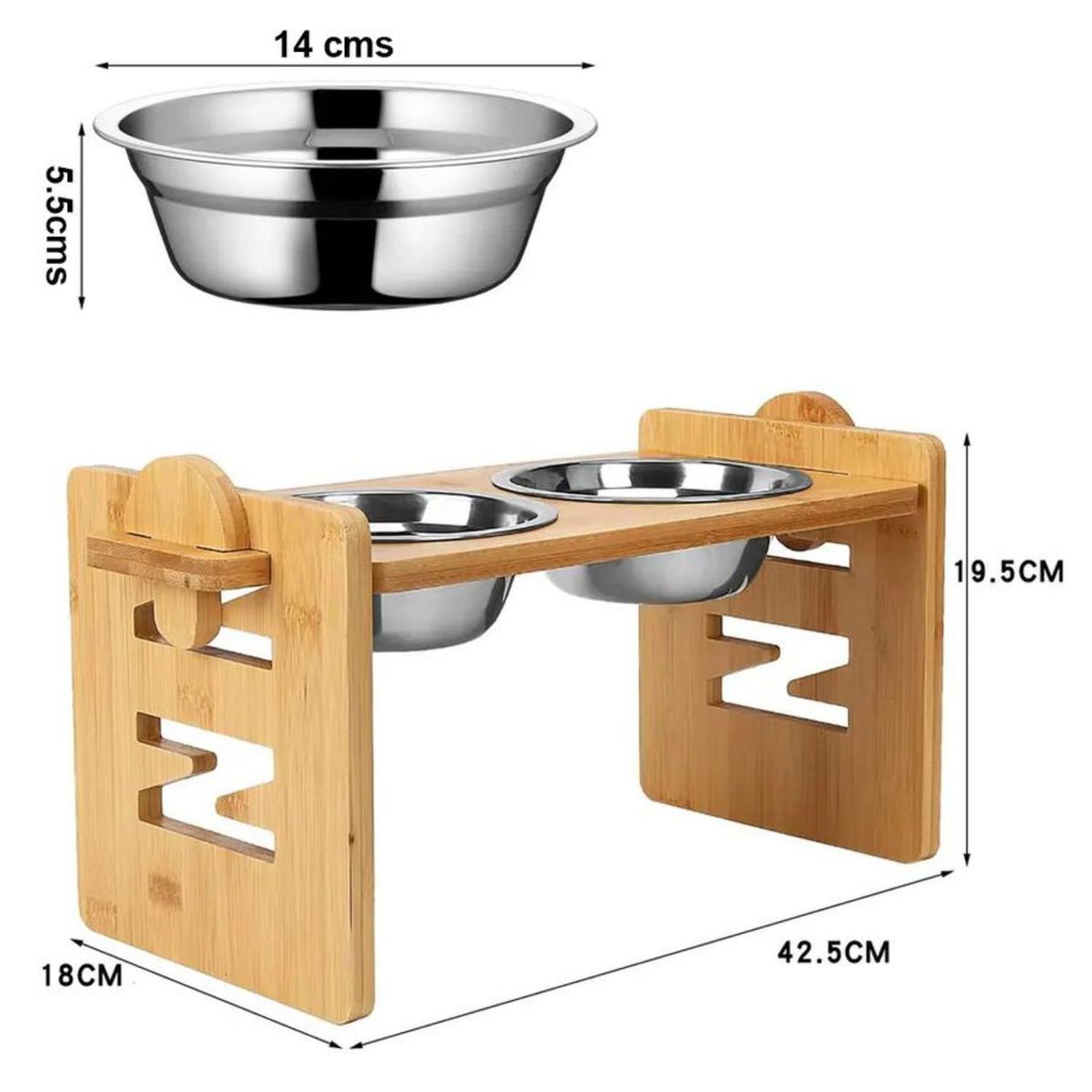 GENERICO - Comedor Elevado Para Mascotas Market Solution