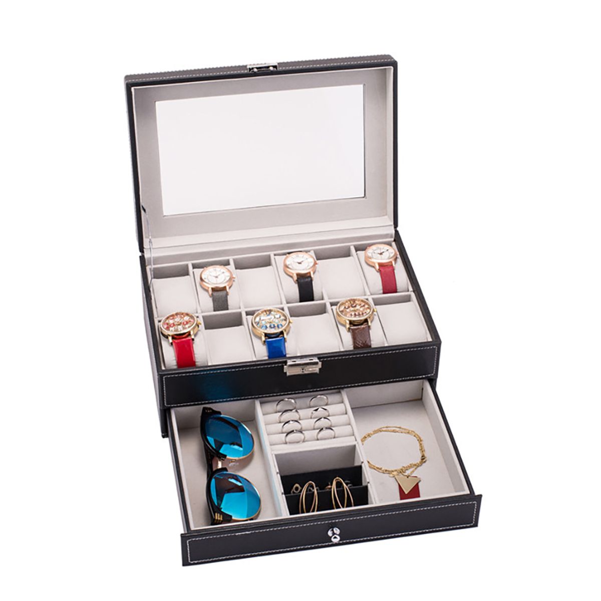 GENERICO - Caja Organizadora de lentes relojes y joyas