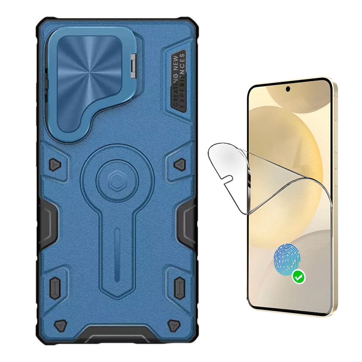 NILLKIN - Funda Magnética NILLKIN Armor Prop para Samsung S25 Ultra + Mica Hidrogel Mate