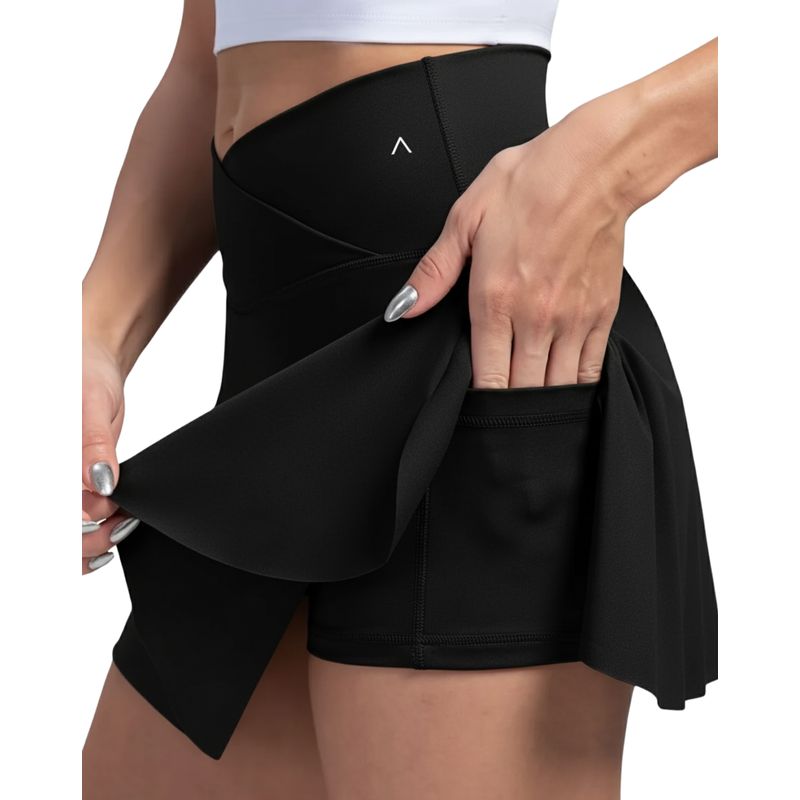 ALPHA FIT - Falda Short deportiva Mujer - Falda Padel Tennis - Ropa deportiva gym