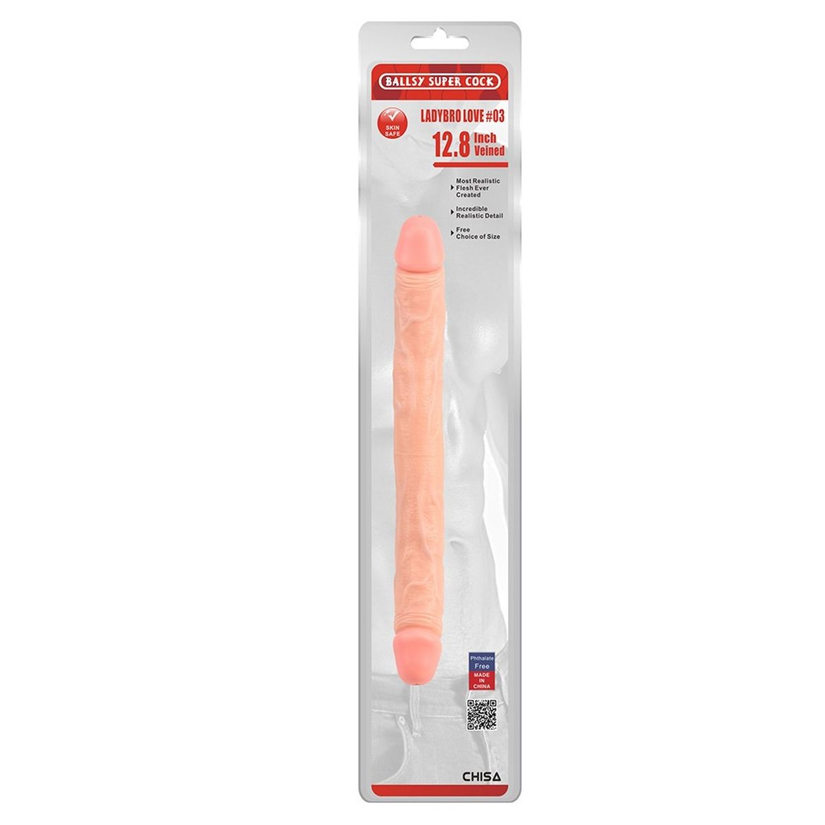 CHISA - Dildo Doble LadyBro Love 32.5 cm Ø 3.5 cm