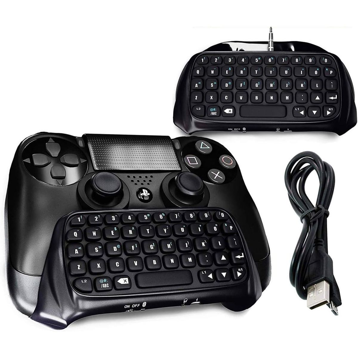 DOBE - Teclado Para Mando PS4 Inalambrico Bluetooth Sony Playstation 4 dualshock