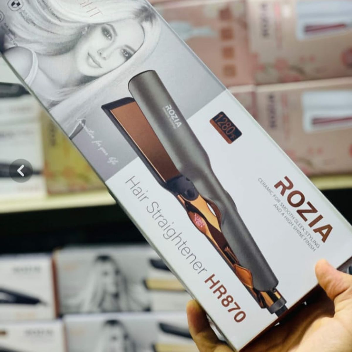 GENERICO - PLANCHA  ALISADORA PARA CABELLO ROZIA  PRO PROFESIONAL HR 870