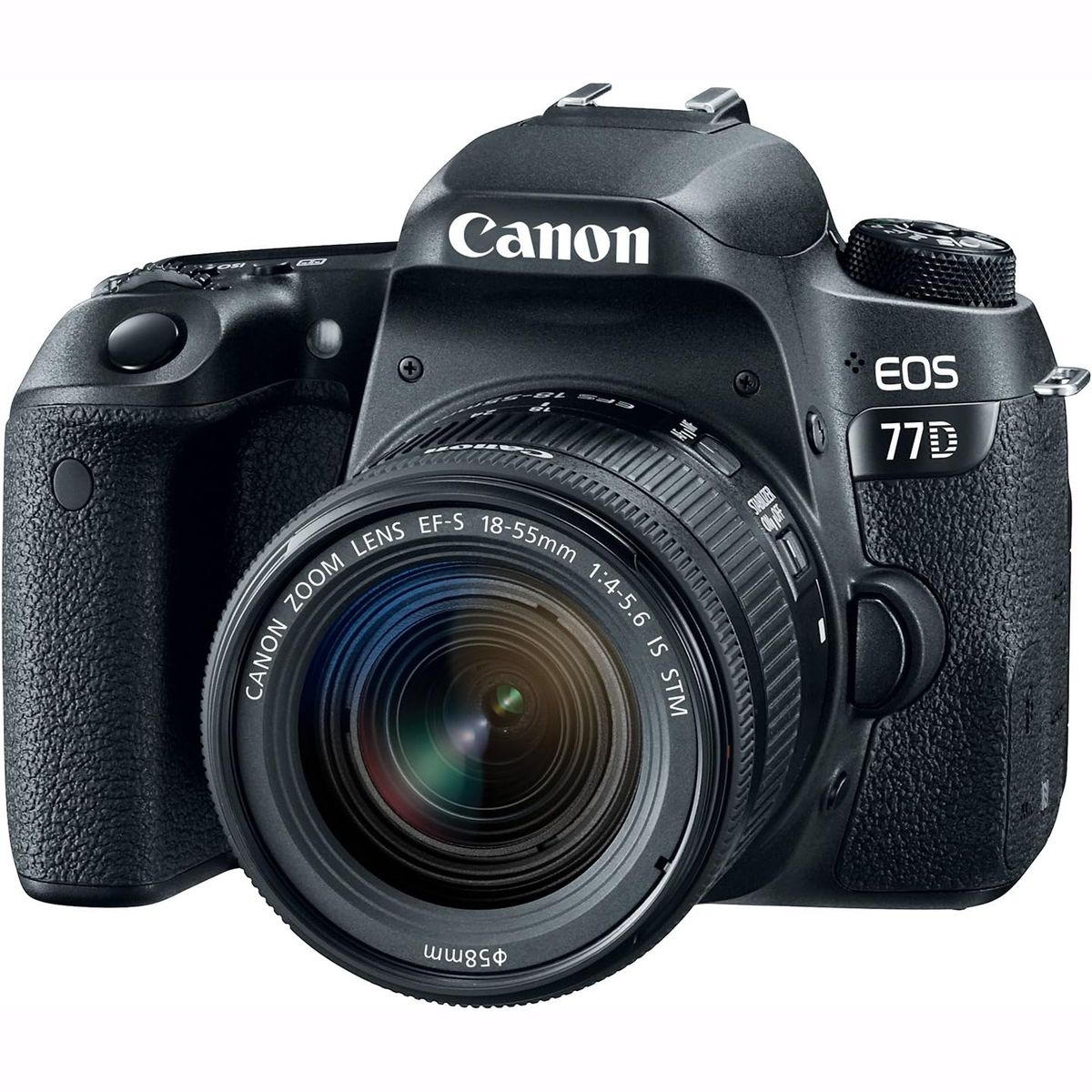 CANON - Canon EOS 77D DSLR Cámara con 18-55mm IS STM lente - Reacondicionado