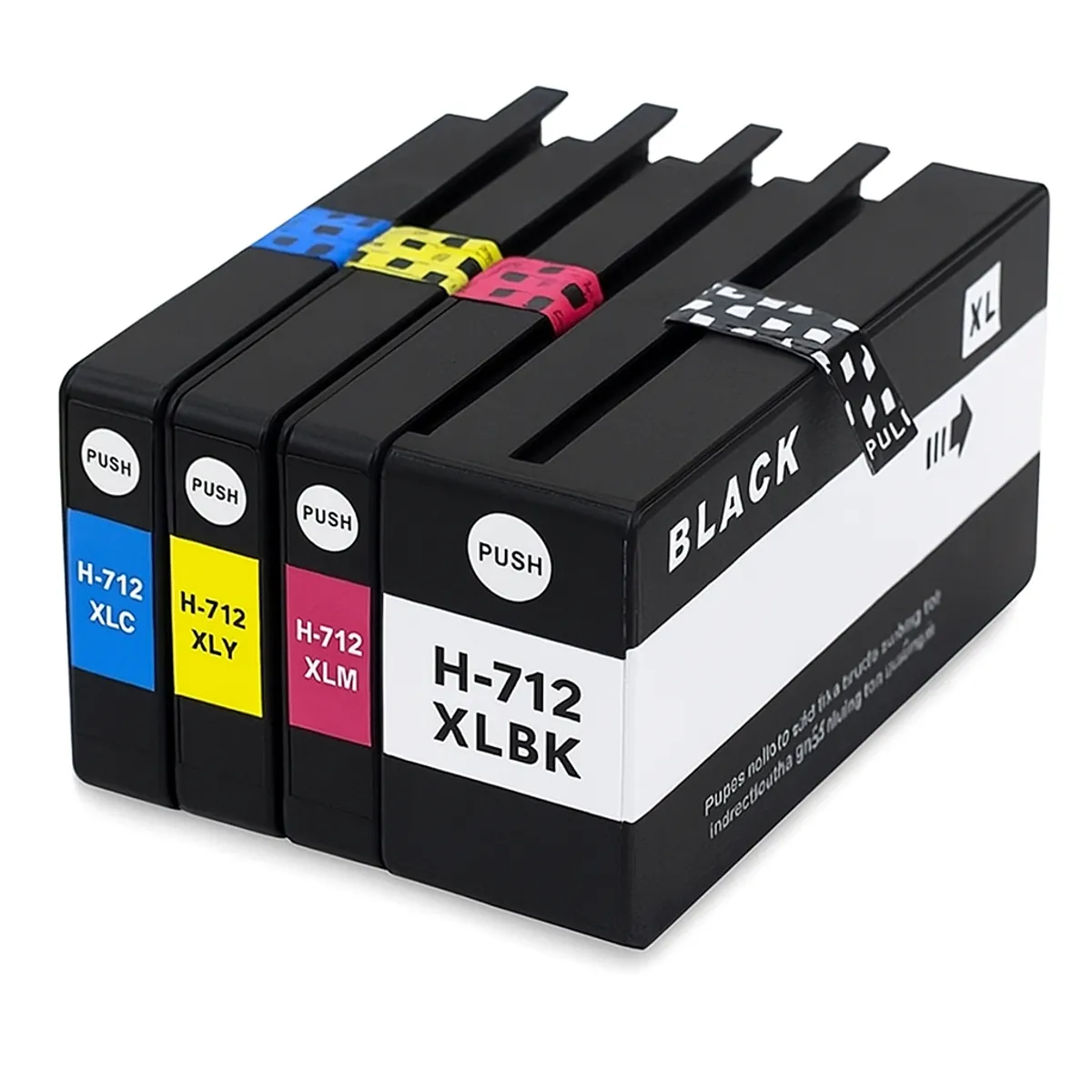 GENERICO - Tinta 712 712XL IMPRESORA Designjet 80ml  38ml X 4U