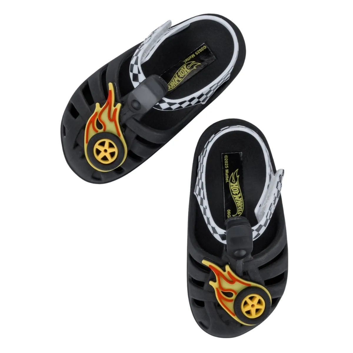 HOT WHEELS - Sandalias Bebe Canasta Hot Wheels Negro