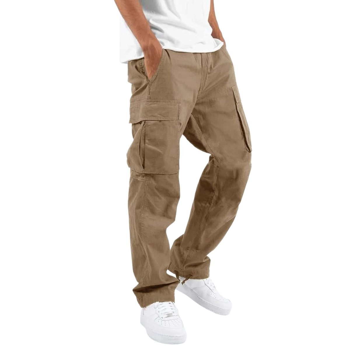 GIOIO - Pantalón Hombre Casual Clásico Cómodo Versátil