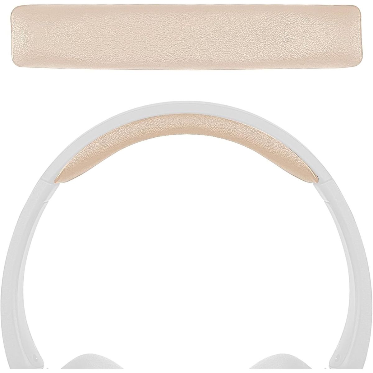 GENERICO - Cojín de Vincha Diadema para SONY WH-CH520 BEIGE