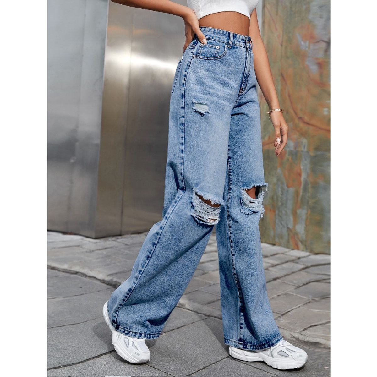 GIOIO - Pantalón de Vestir Mujer para Uso Diario Casual