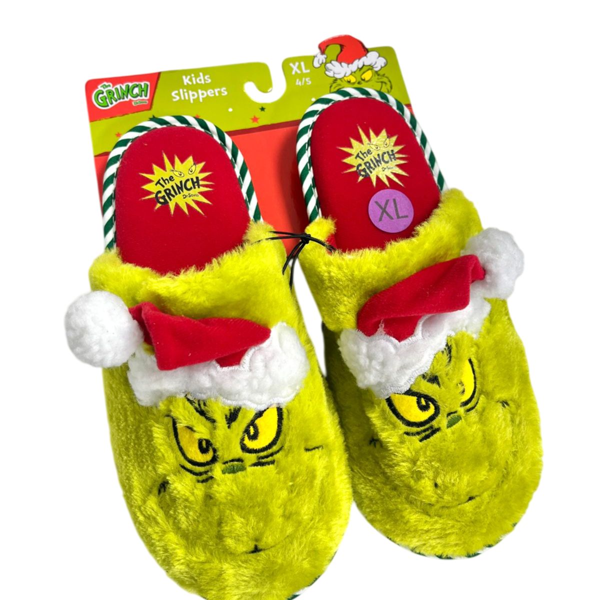 GENERICO - Pantuflas Unisex The Grinch Original  Suaves Y Calidas