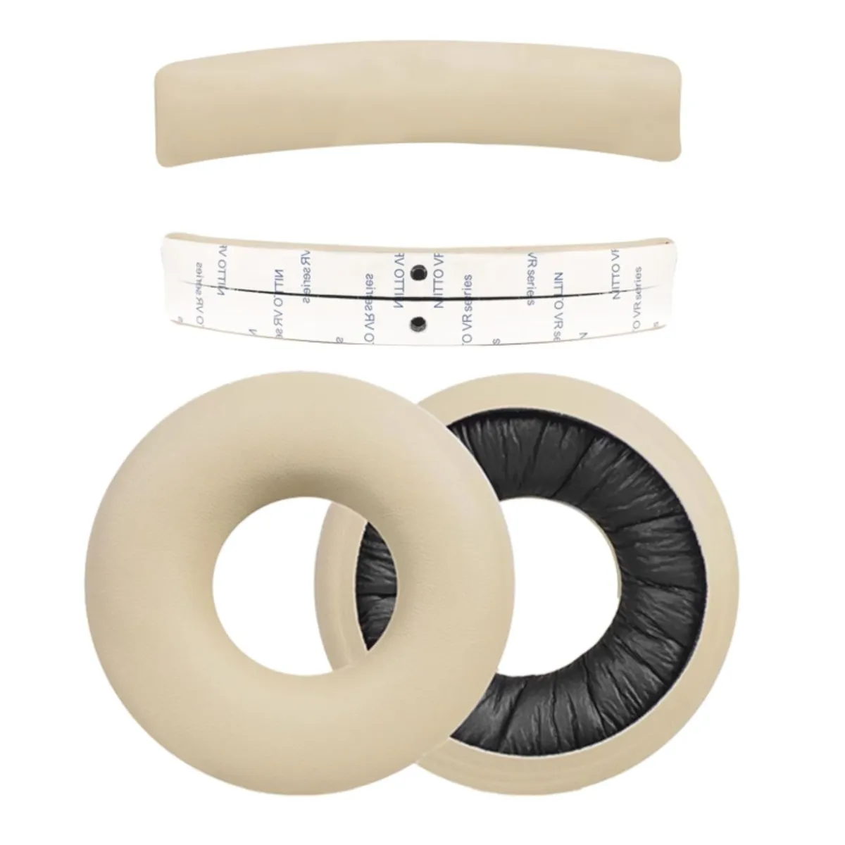 GENERICO - Almohadillas Y Cojín De Vincha Para Audífono Sony Wh-ch520 Beige