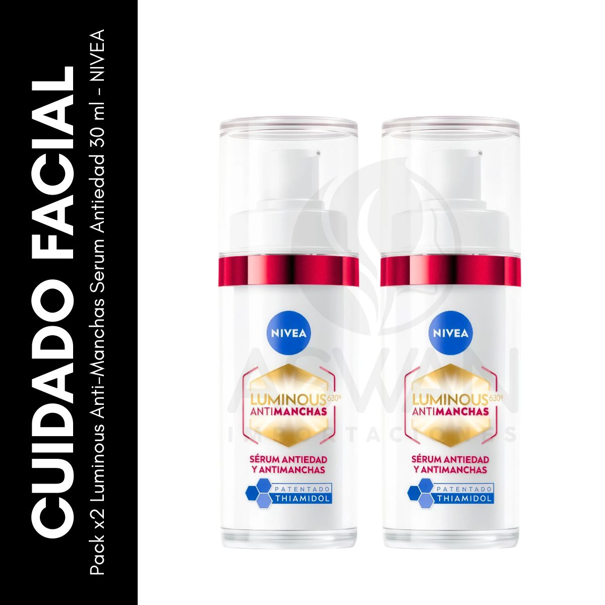 GENERICO - Pack x2 Luminous Anti-Manchas Serum Antiedad 30 ml - NIVEA