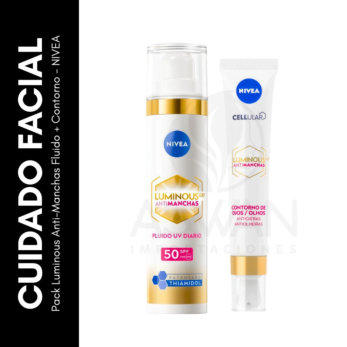 GENERICO - Pack Luminous Anti-Manchas Fluido + Contorno - NIVEA