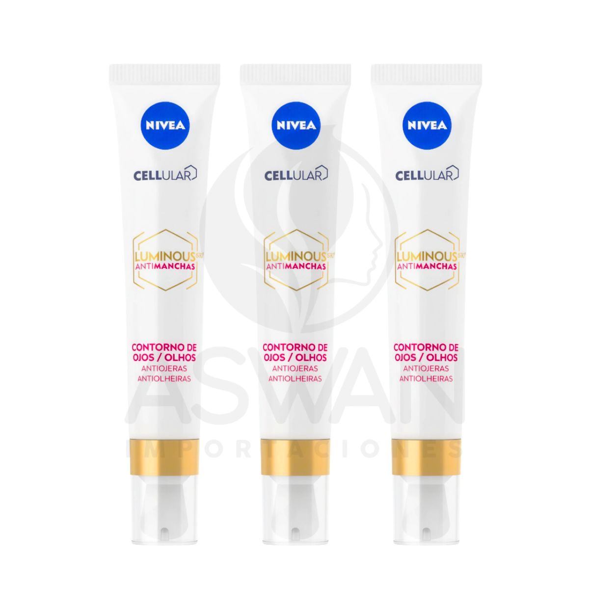 GENERICO - Pack x3 Luminous Anti-Manchas Contorno de Ojos 15 gr - NIVEA