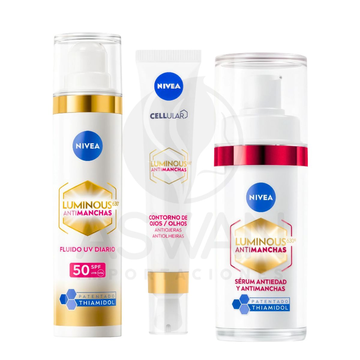GENERICO - Pack Luminous Anti-Manchas Fluido + Contorno + Serum - NIVEA