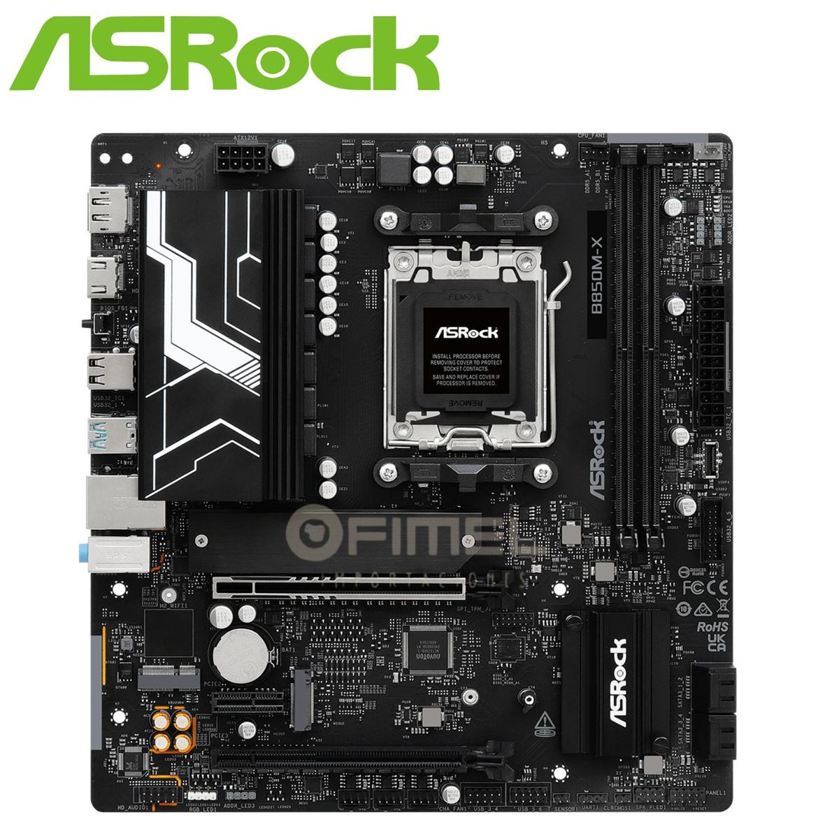ASROCK - Motherboard ASROCK B850M-X R20 Chipset AMD B850 Socket AMD AM5 mATX