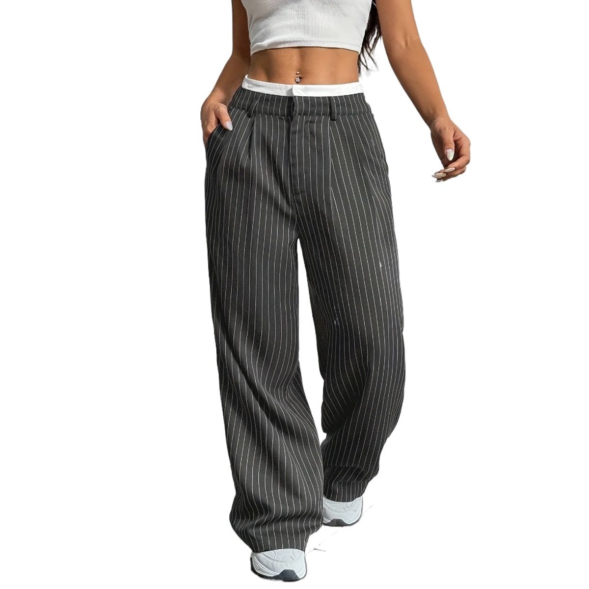 GIOIO - Pantalón de Vestir Mujer para Uso Diario Casual