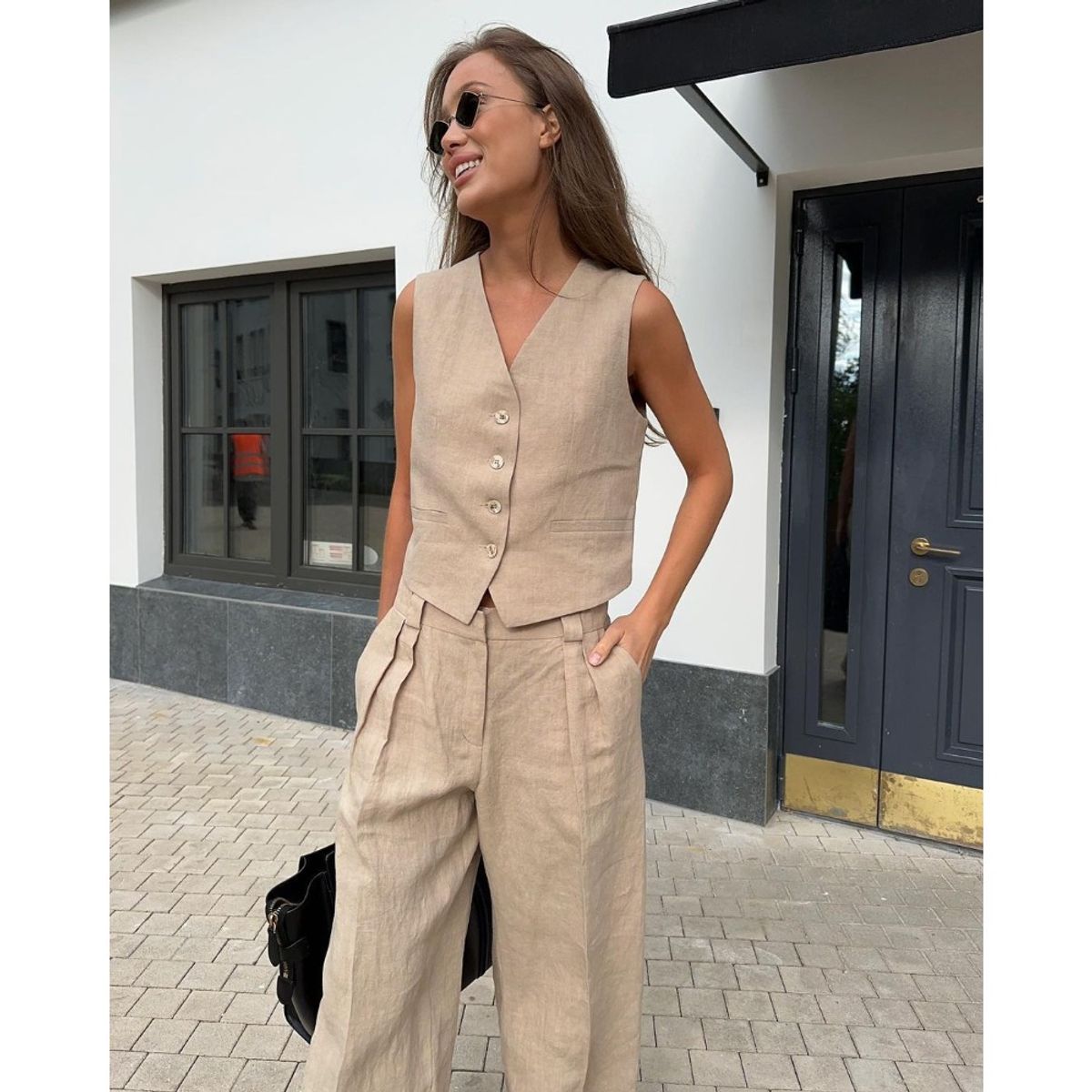 GIOIO - Conjunto de Pantalón Mujer Casual Elegante y Cómodo