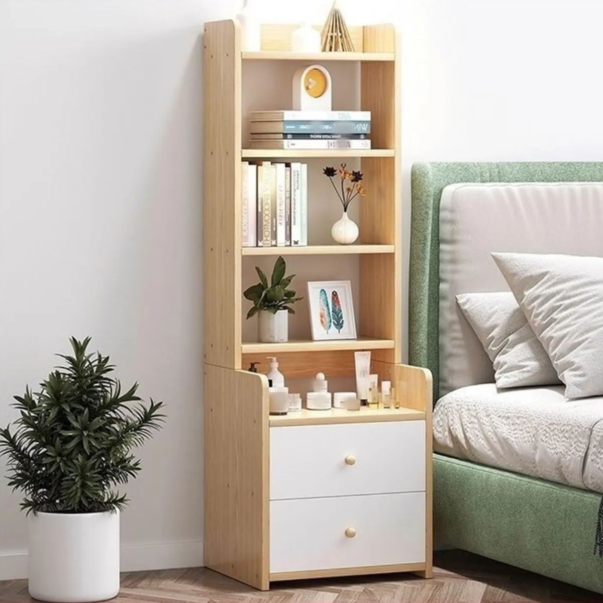 NACION MUEBLES - VELADOR SOLA COLOR MADERA NACION MUEBLES