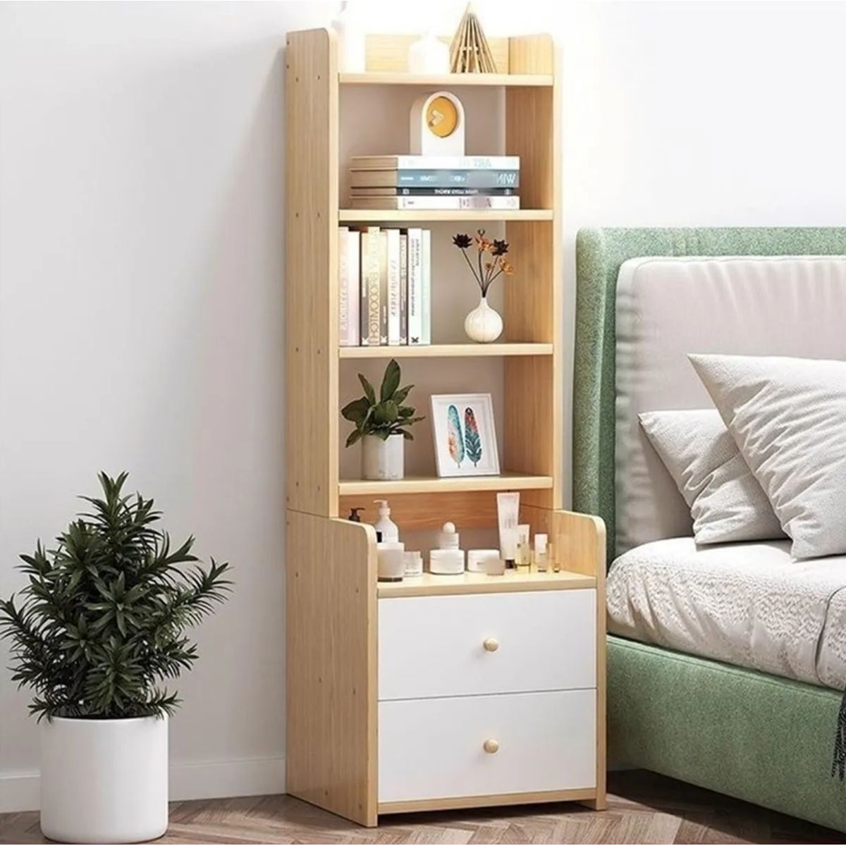 NACION MUEBLES - VELADOR SOLA COLOR MADERA NACION MUEBLES