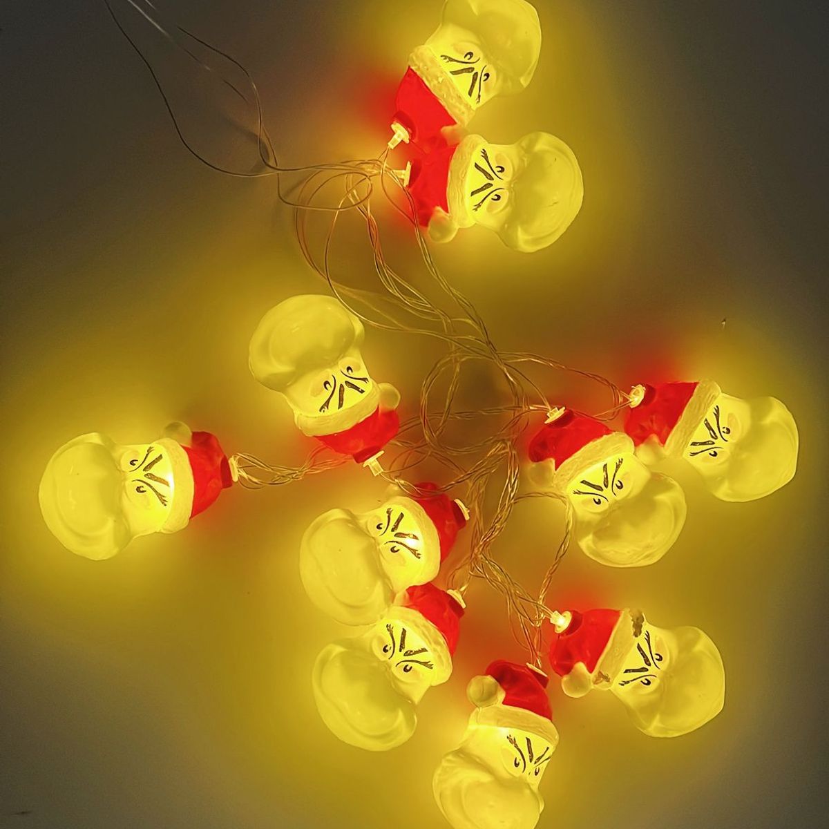 GENERICO - Set De 10 Luces Del Grinch Navidad