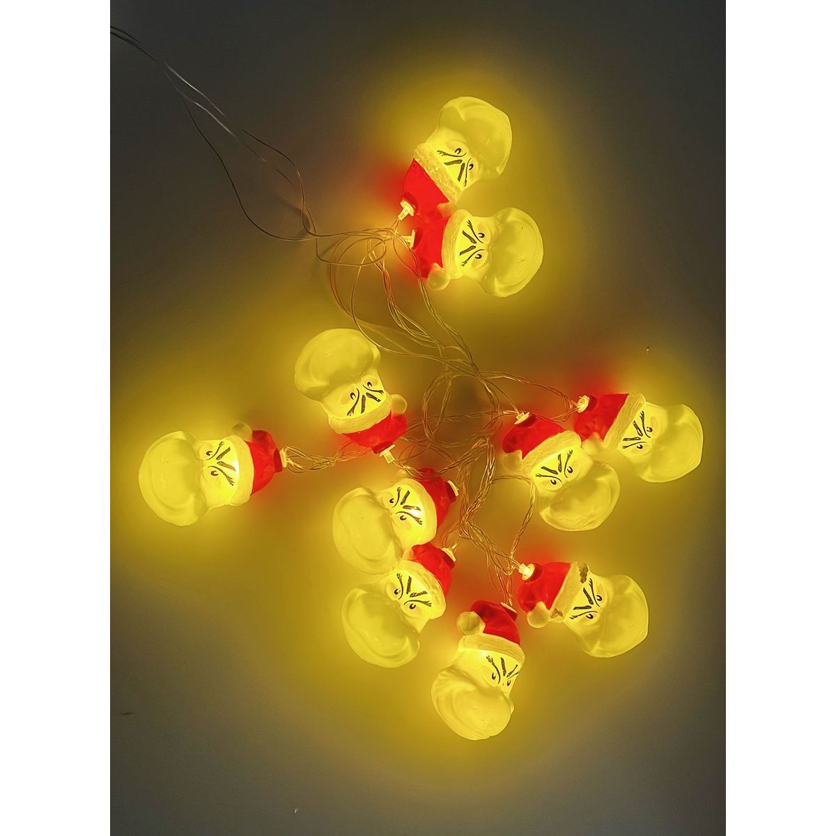 GENERICO - Set De 10 Luces Del Grinch Navidad