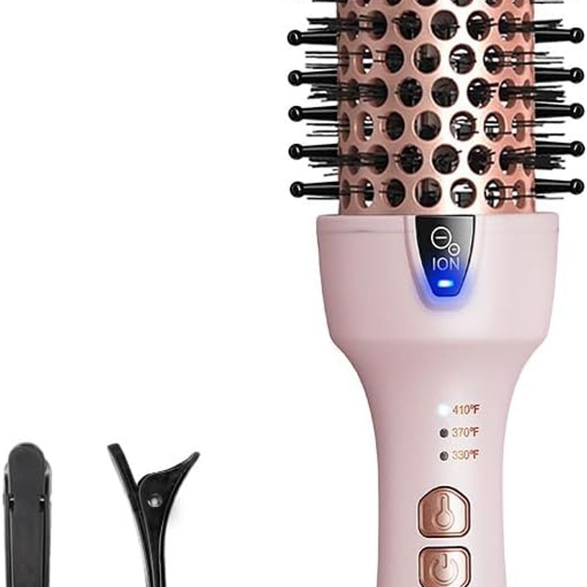 GENERICO - Wavytalk Original Cepillo Rizador Térmico Redondo Express de 1.5 pulgadas