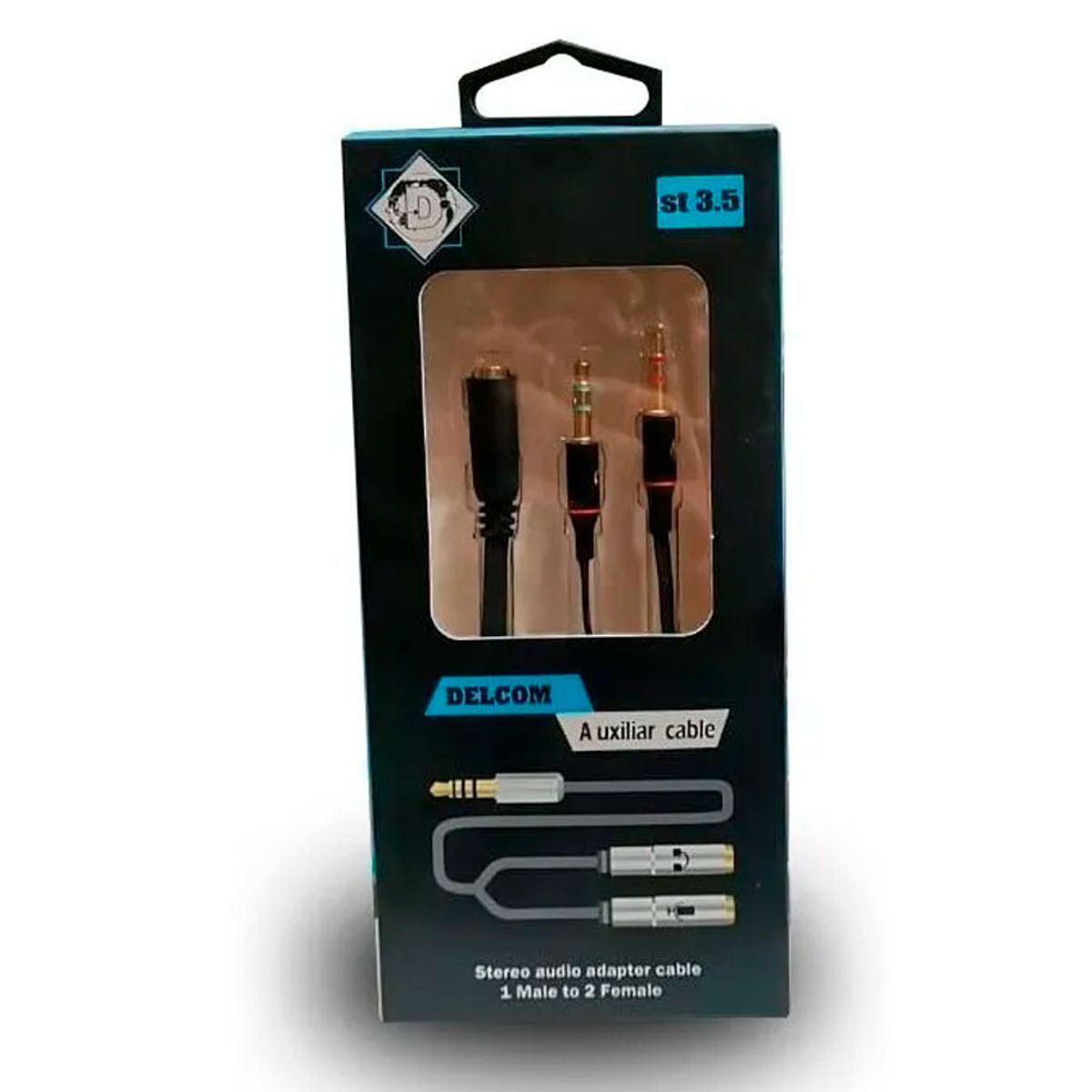 GENERICO - ADAPTADOR DELCON 3.5MM DE 1 A 2 SALIDAS