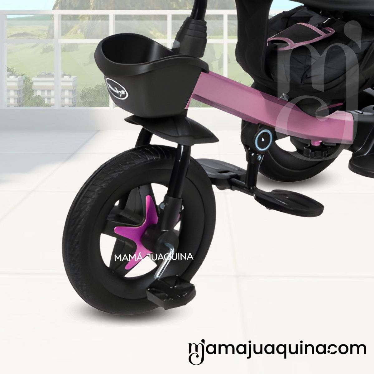 KIDS - Triciclo Guiador Giratorio «SALAN» Edición Limitada Pink