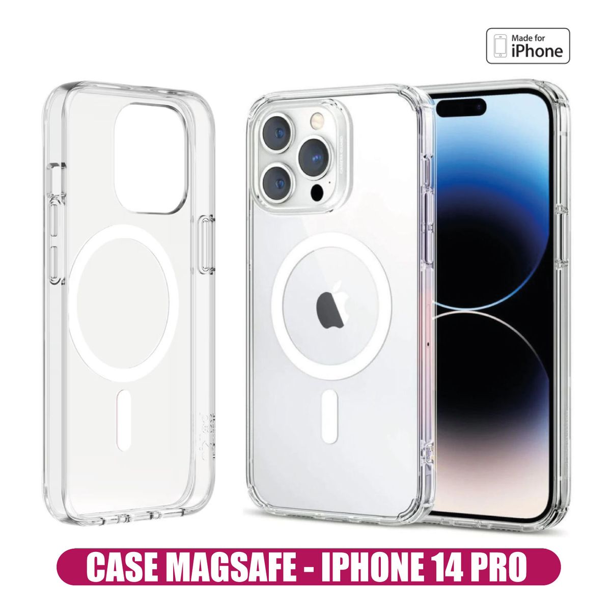 GENERICO - Case Magnetico para iPhone 14 Pro (Magsafe)