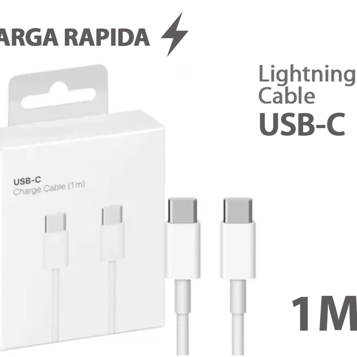 GENERICO - Cable Para Iphone  C a C  1 Metro 240 Watts