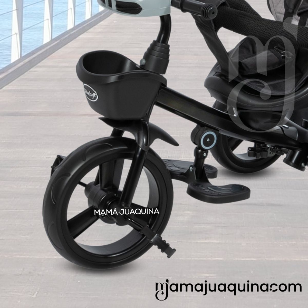 KIDS - Triciclo Guiador Giratorio «WUNDER» Edición Limitada Gray