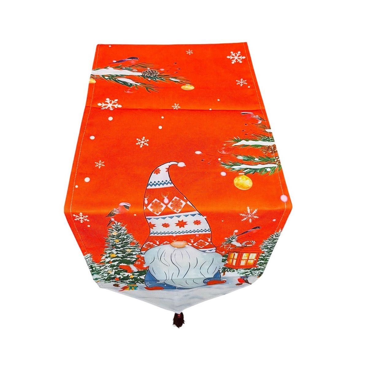 GENERICO - Caminos de mesa navideños Lino grueso 155cm x 32cm