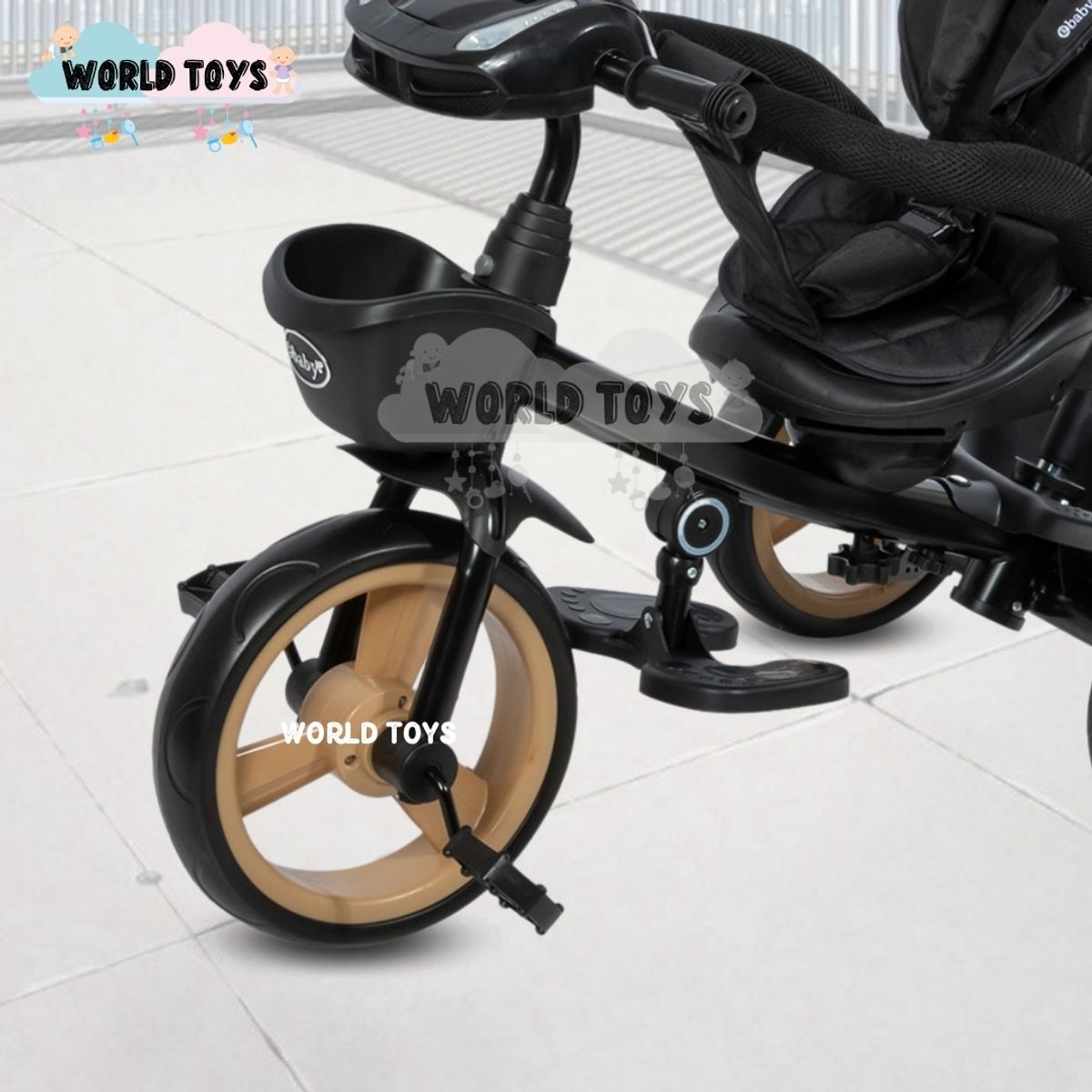 EBABY - Triciclo Guiador Giratorio «WUNDER» Edición Limitada Black