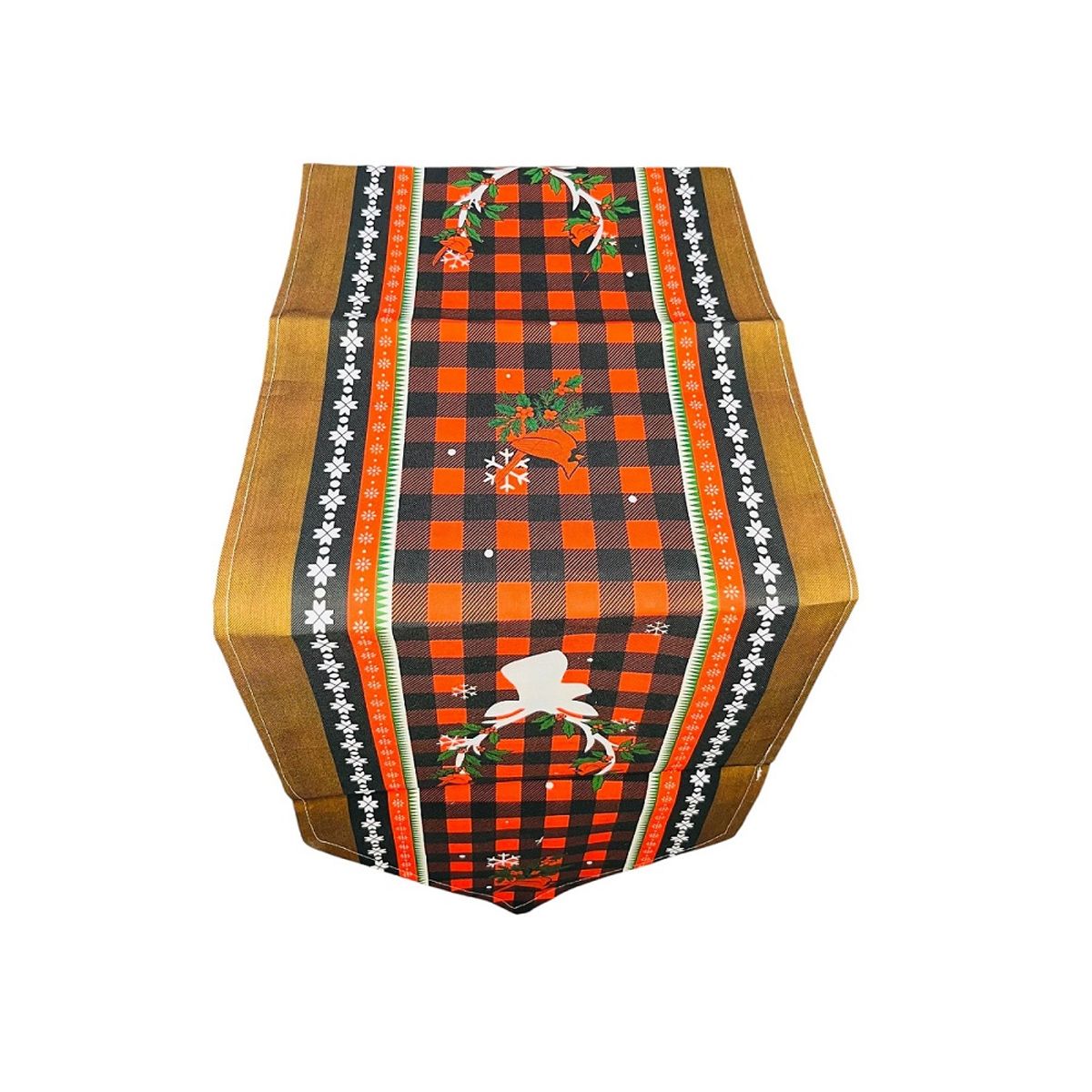 GENERICO - Caminos de mesa navideños Lino grueso 155cm x 32cm
