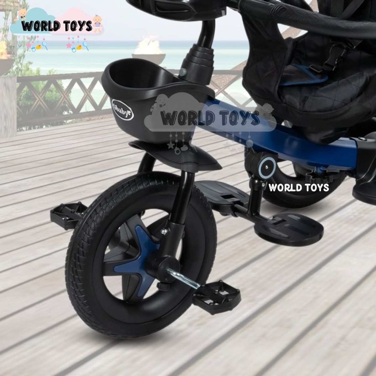 EBABY - Triciclo Guiador Giratorio «SALAN» Edición Limitada Blue