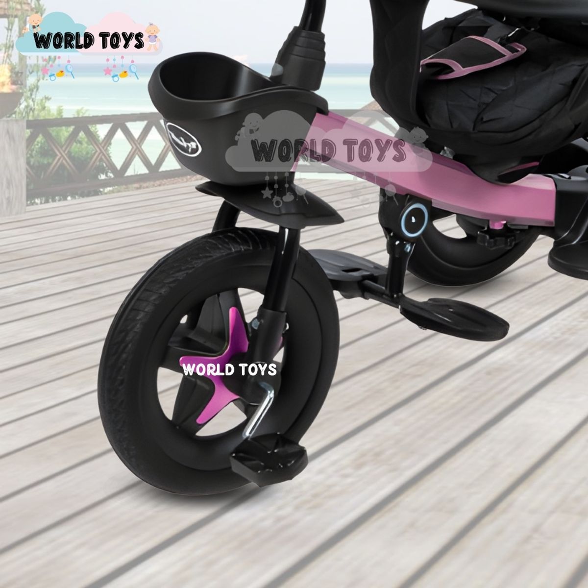 EBABY - Triciclo Guiador Giratorio «SALAN» Edición Limitada Pink