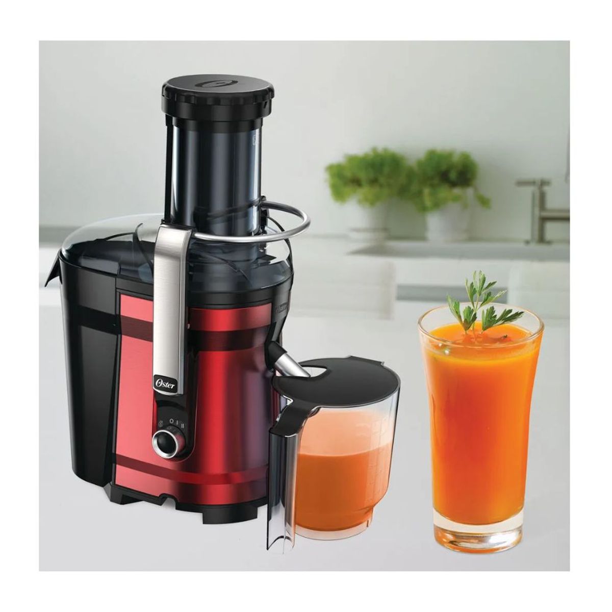 OSTER - Extractor de Jugos OSTER FPSTJE318R ROJO 1000W