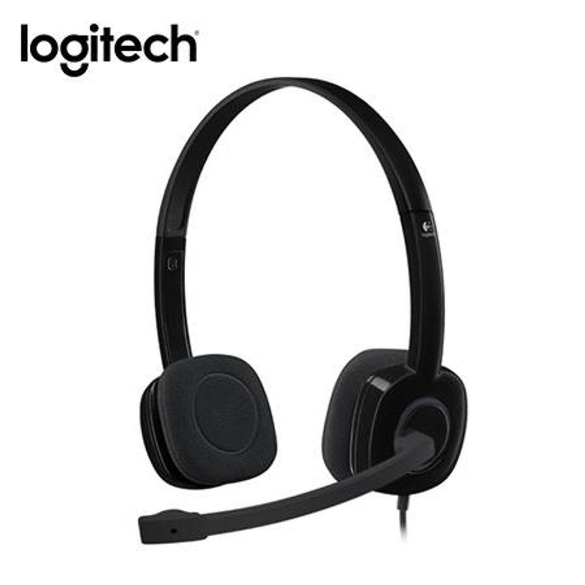 LOGITECH - AUDIFONO CMICROF LOGITECH H151 STEREO BLACK 981-000587-UY
