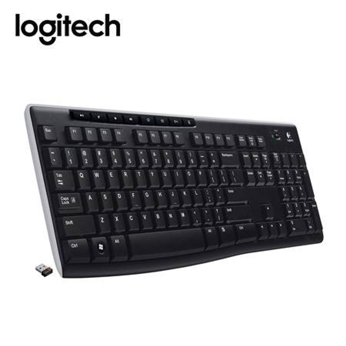 LOGITECH - TECLADO LOGITECH K270 WIRELESS UNIFYING USB SP BLACK 920-004426